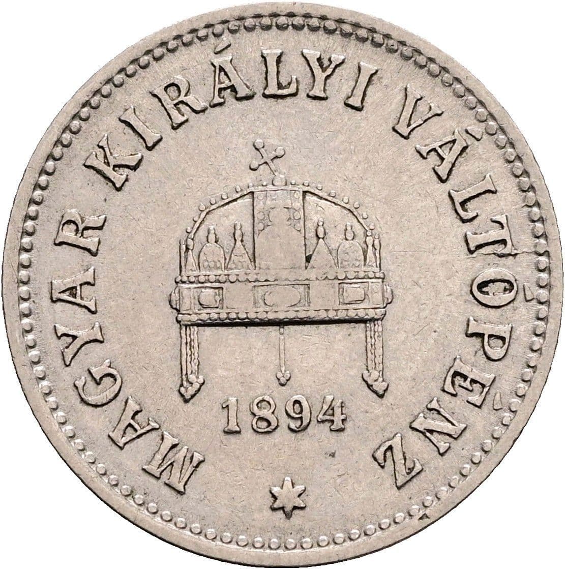 10 Filler Franz Joseph I. 1848-1916 1894 KB – Rückseite