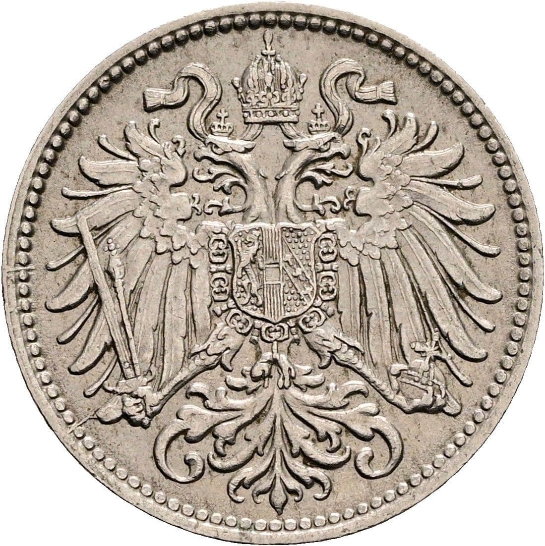 10 Heller Franz Joseph I. 1848-1916 1895 – Rückseite