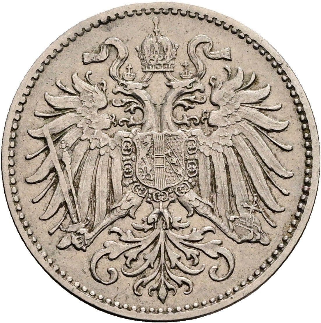 10 Heller Franz Joseph I. 1848-1916 1893 – Rückseite