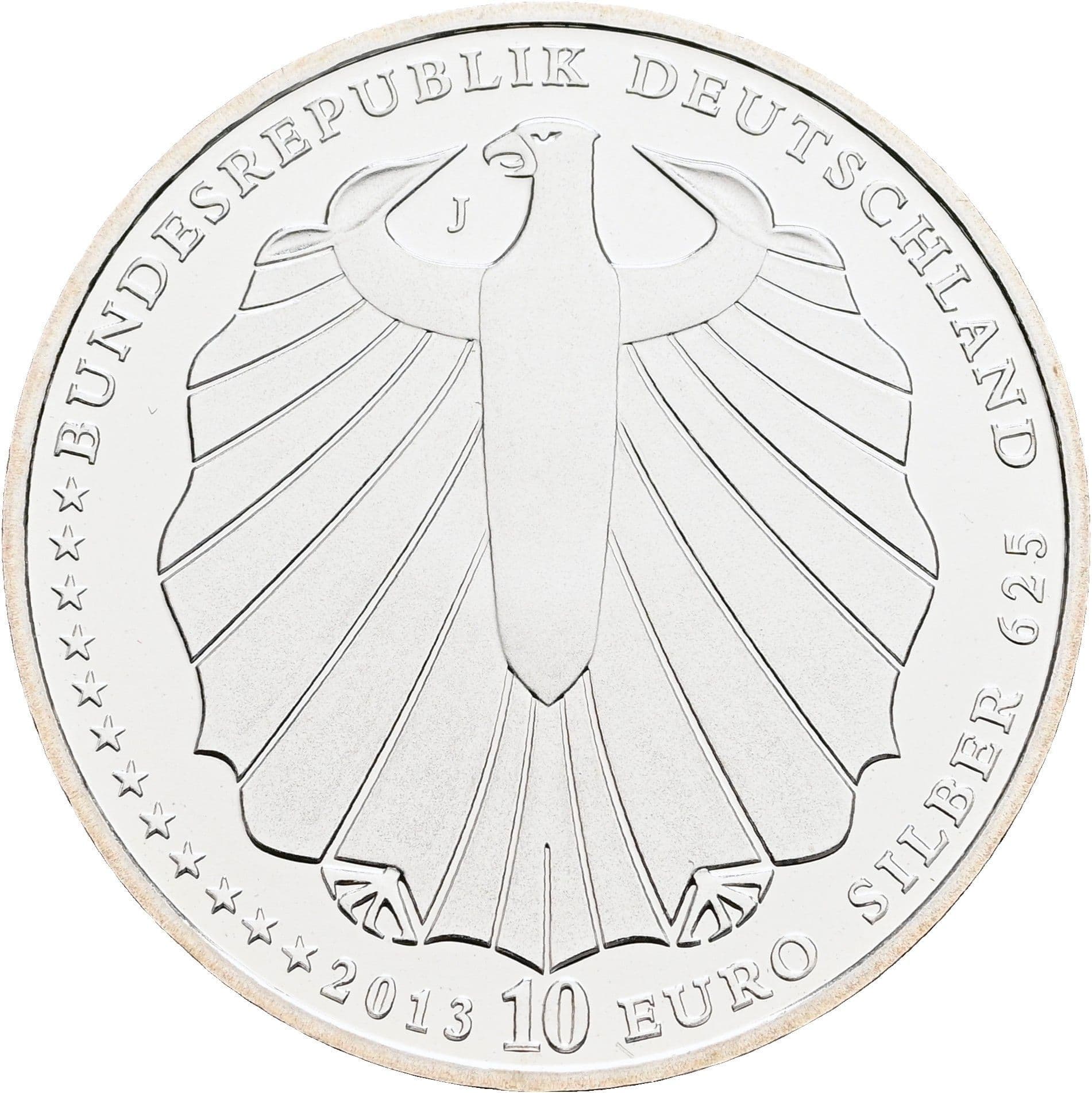 10 Euro 2013 – Rückseite