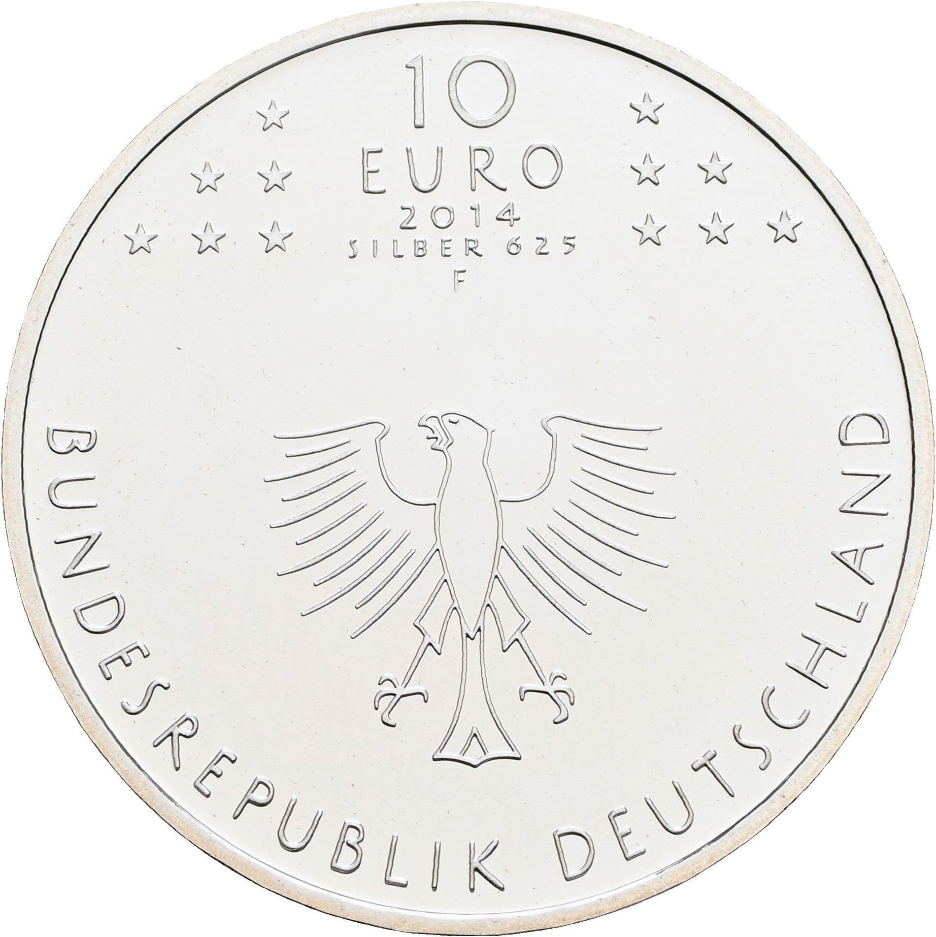 10 Euro 2014 – Rückseite