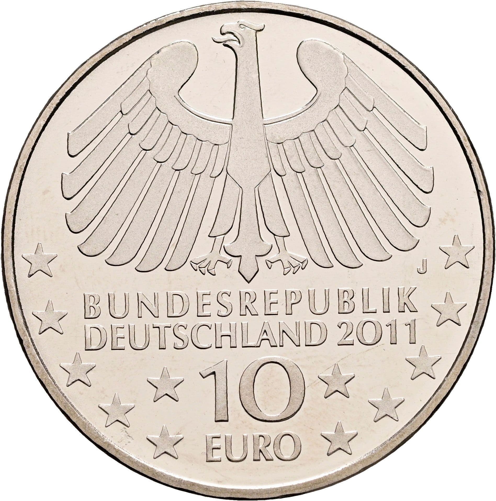 10 Euro 2011 – Rückseite