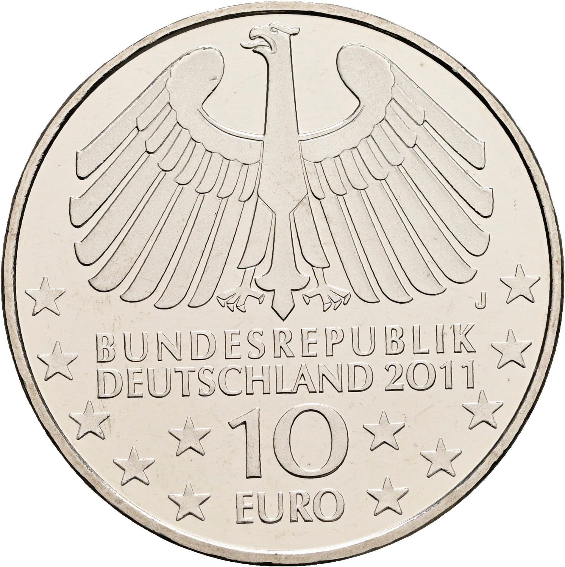 10 Euro 2011 – Rückseite