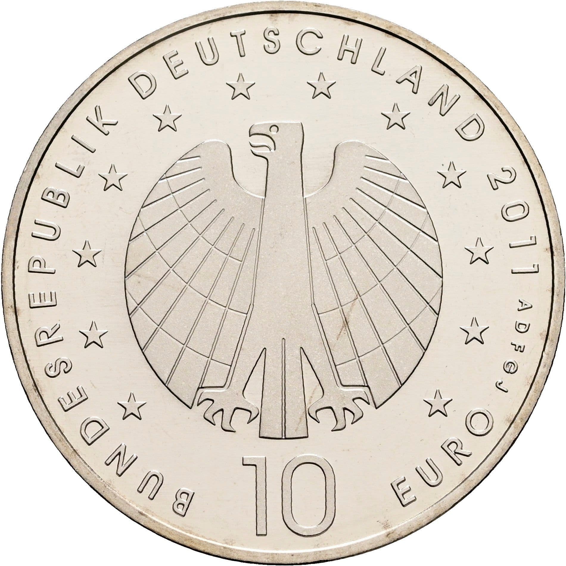 10 Euro 2011 – Rückseite