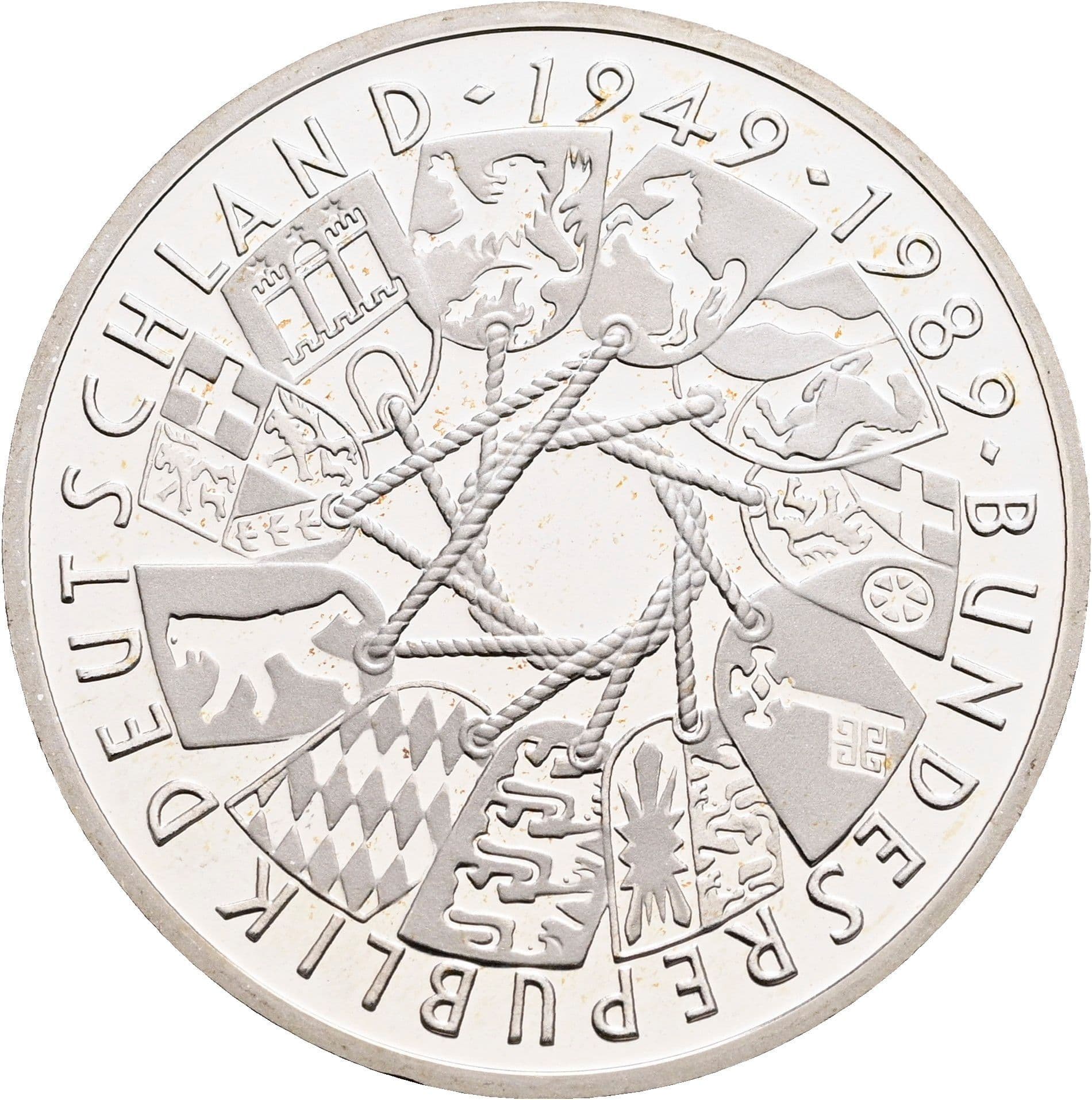 10 Deutsche Mark 1989 – Vorderseite
