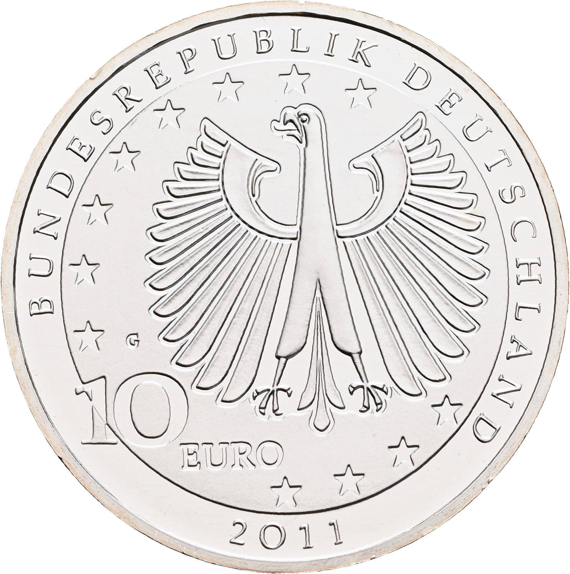 10 Euro 2011 – Rückseite