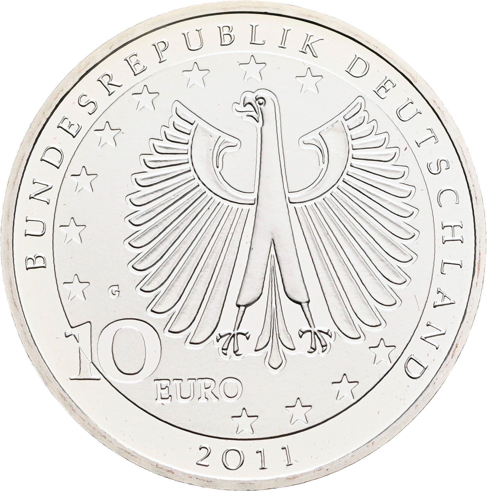 10 Euro 2011 – Rückseite
