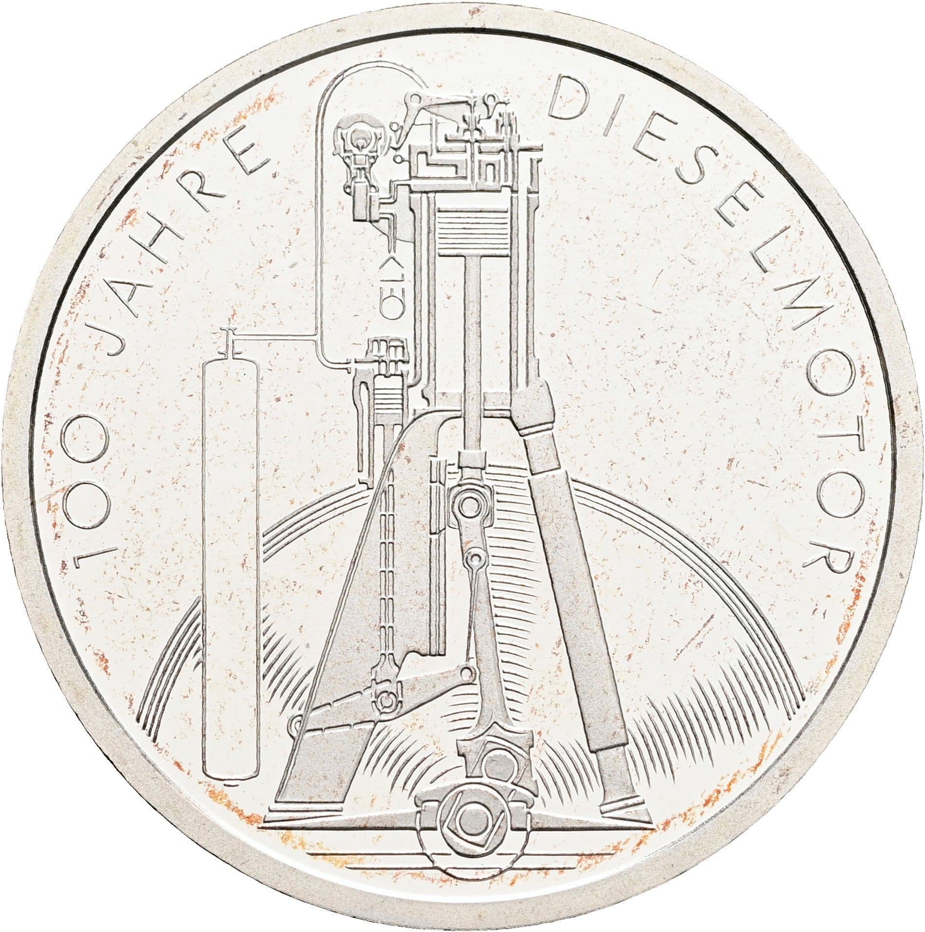 10 Deutsche Mark 1997 – Vorderseite