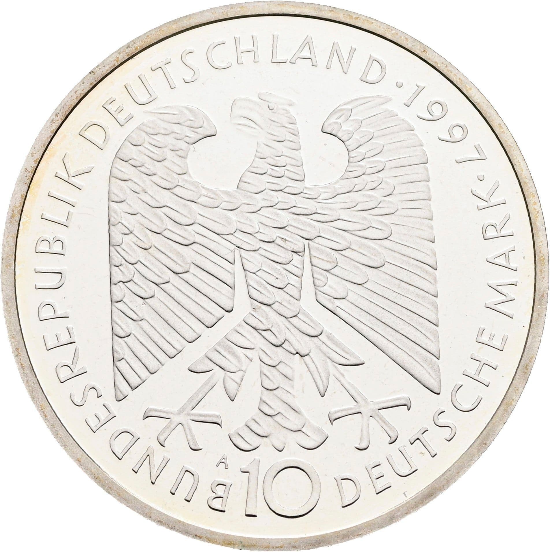 10 Deutsche Mark 1997 – Rückseite