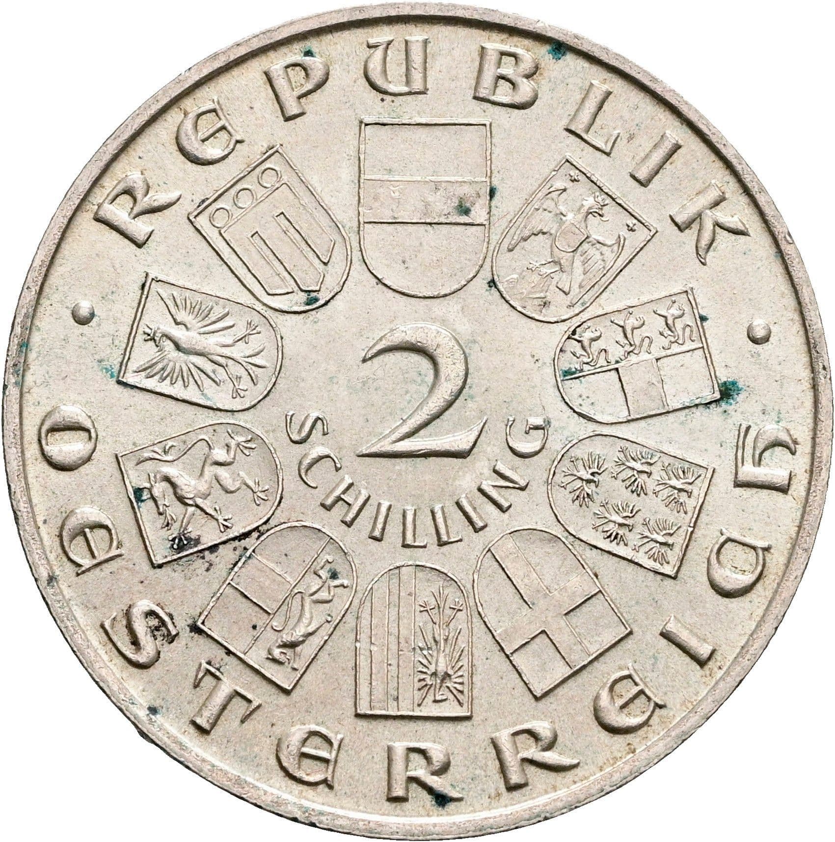 2 Schilling 1931 – Vorderseite