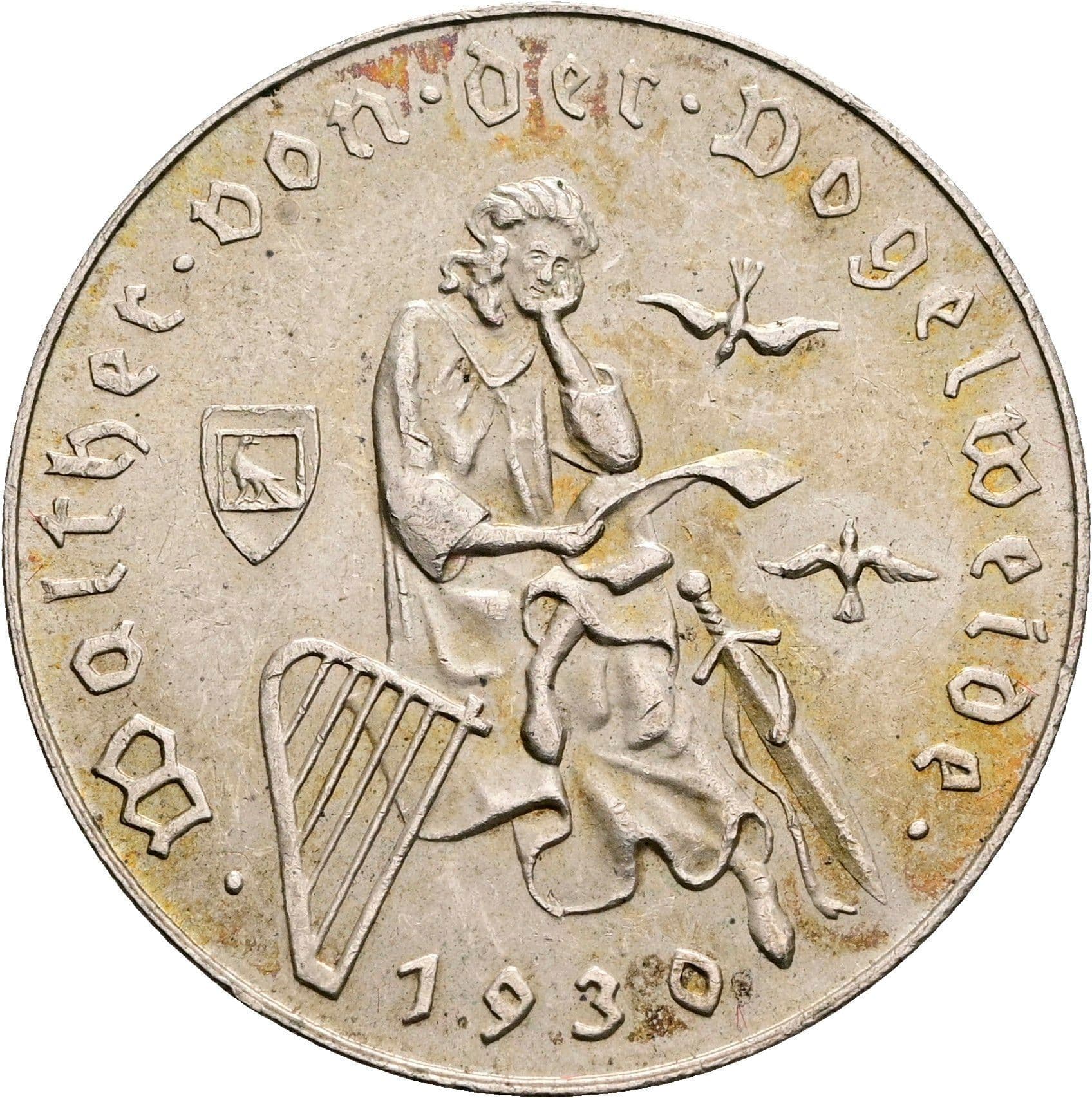 2 Schilling 1930 – Rückseite
