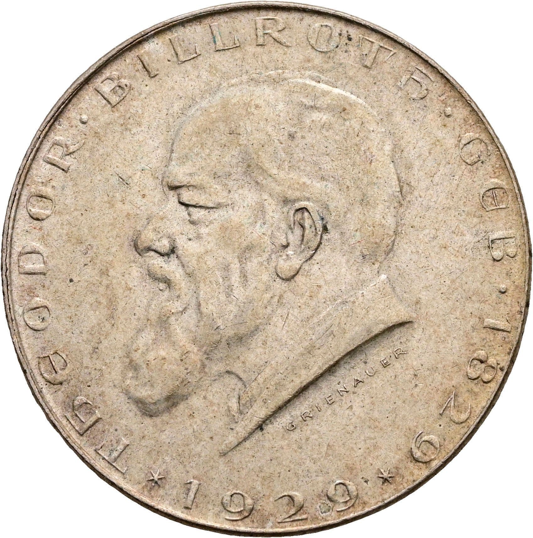2 Schilling 1929 – Vorderseite