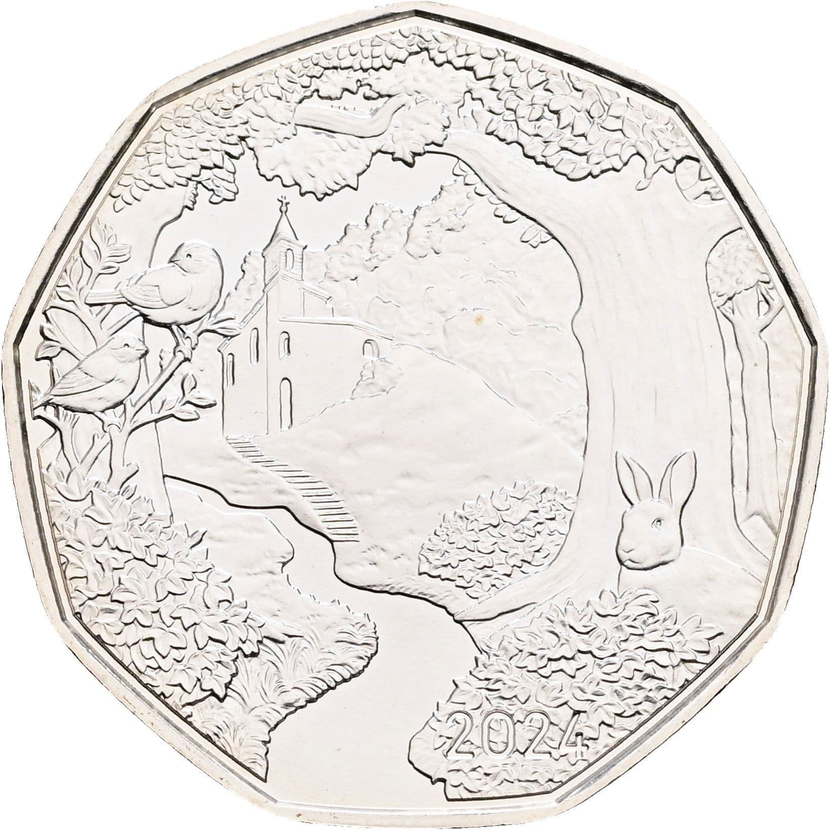 5 Euro 2024 – Rückseite
