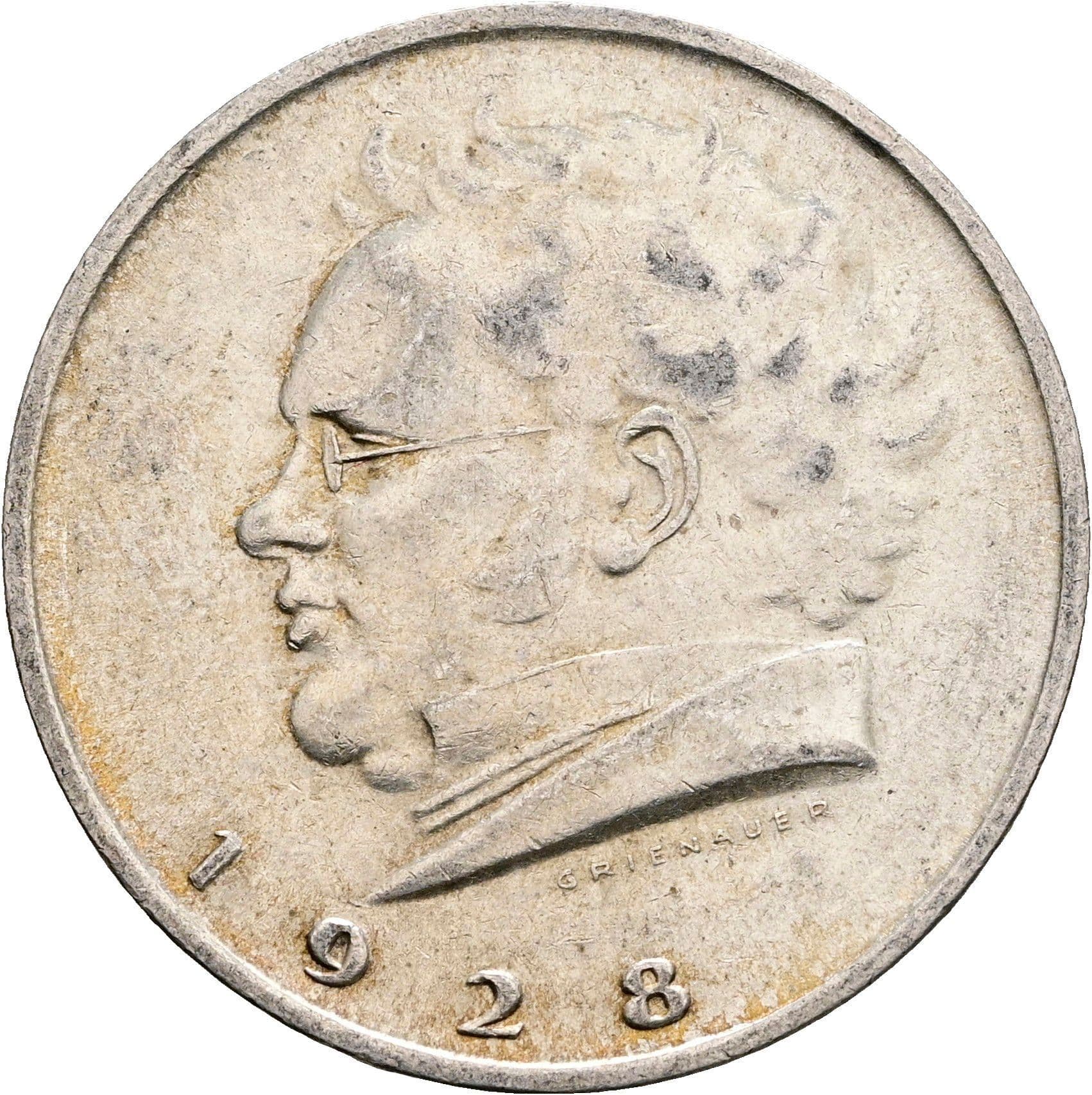 2 Schilling 1928 – Rückseite
