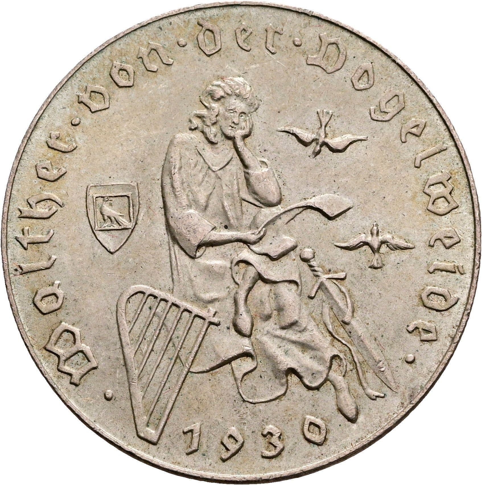2 Schilling 1930 – Rückseite