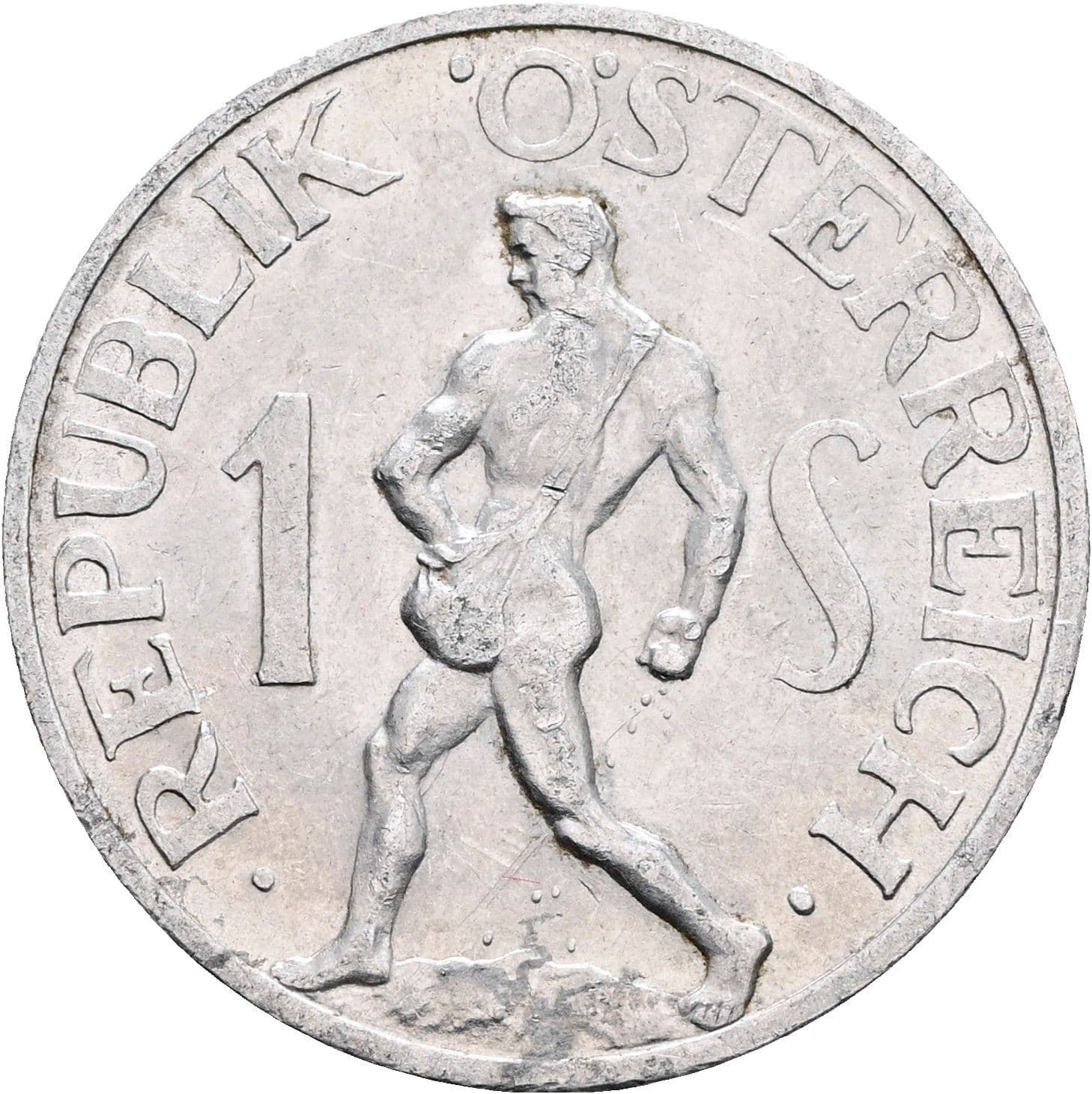 1 Schilling 1952 – Vorderseite