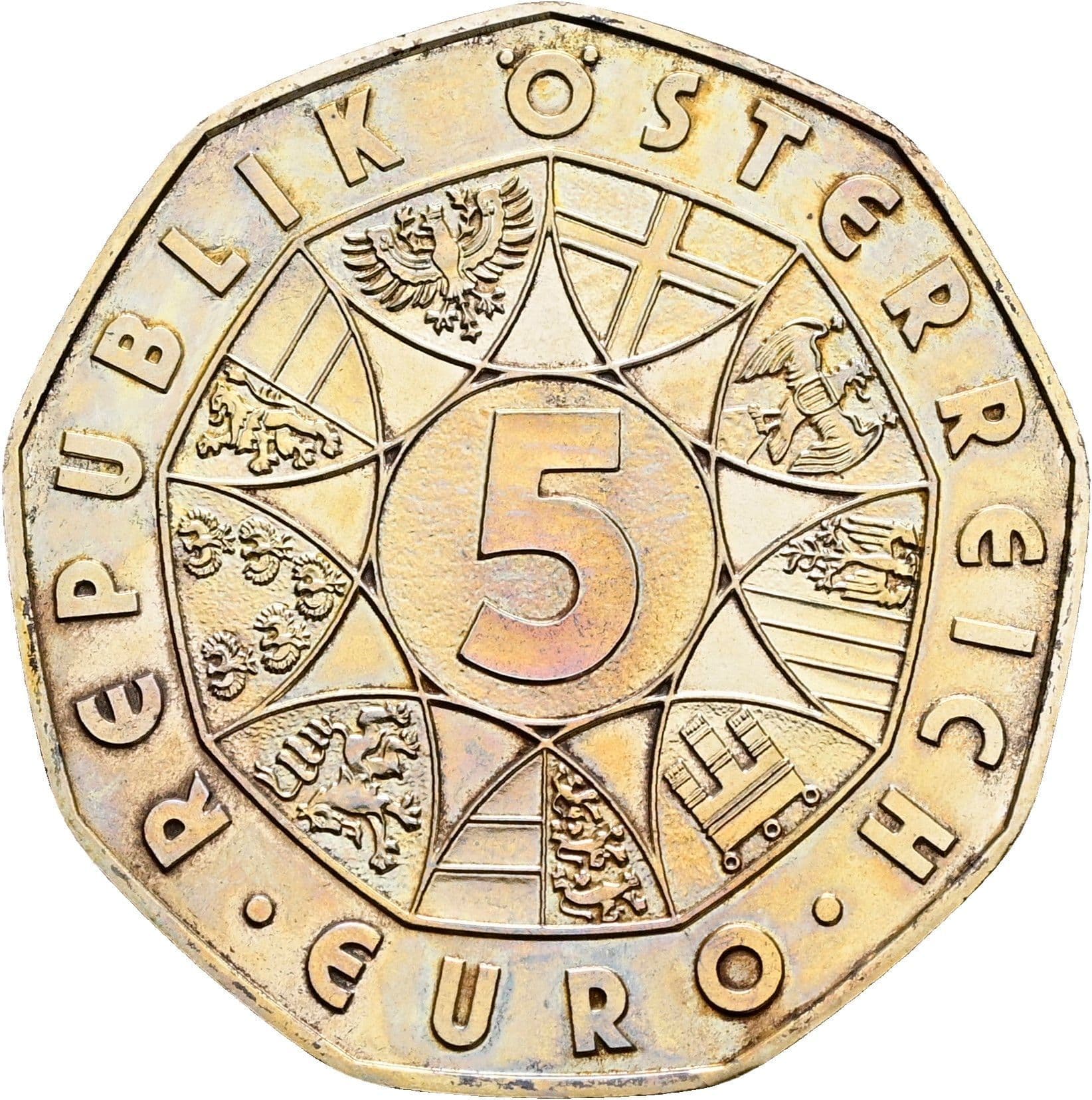 5 Euro 2012 – Vorderseite