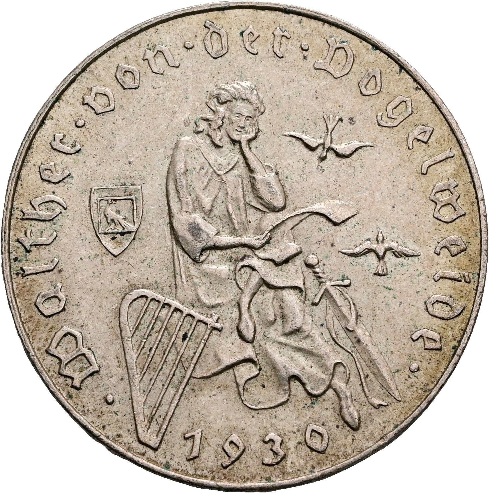 2 Schilling 1930 – Rückseite