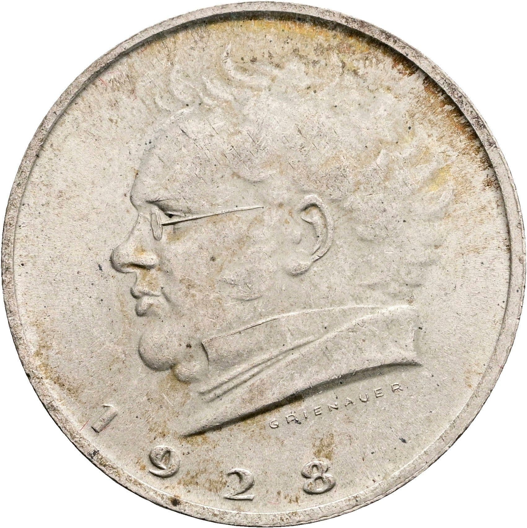 2 Schilling 1928 – Rückseite