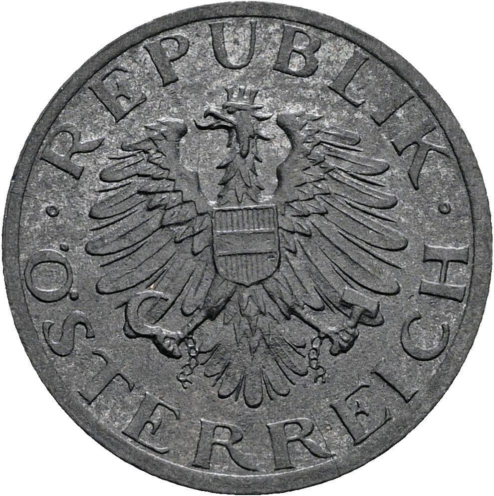 1 Groschen 1947 – Rückseite