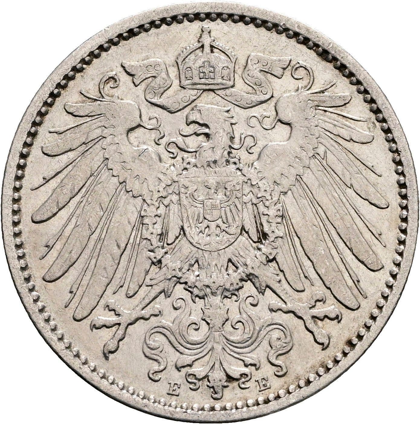1 Mark 1906 E – Rückseite