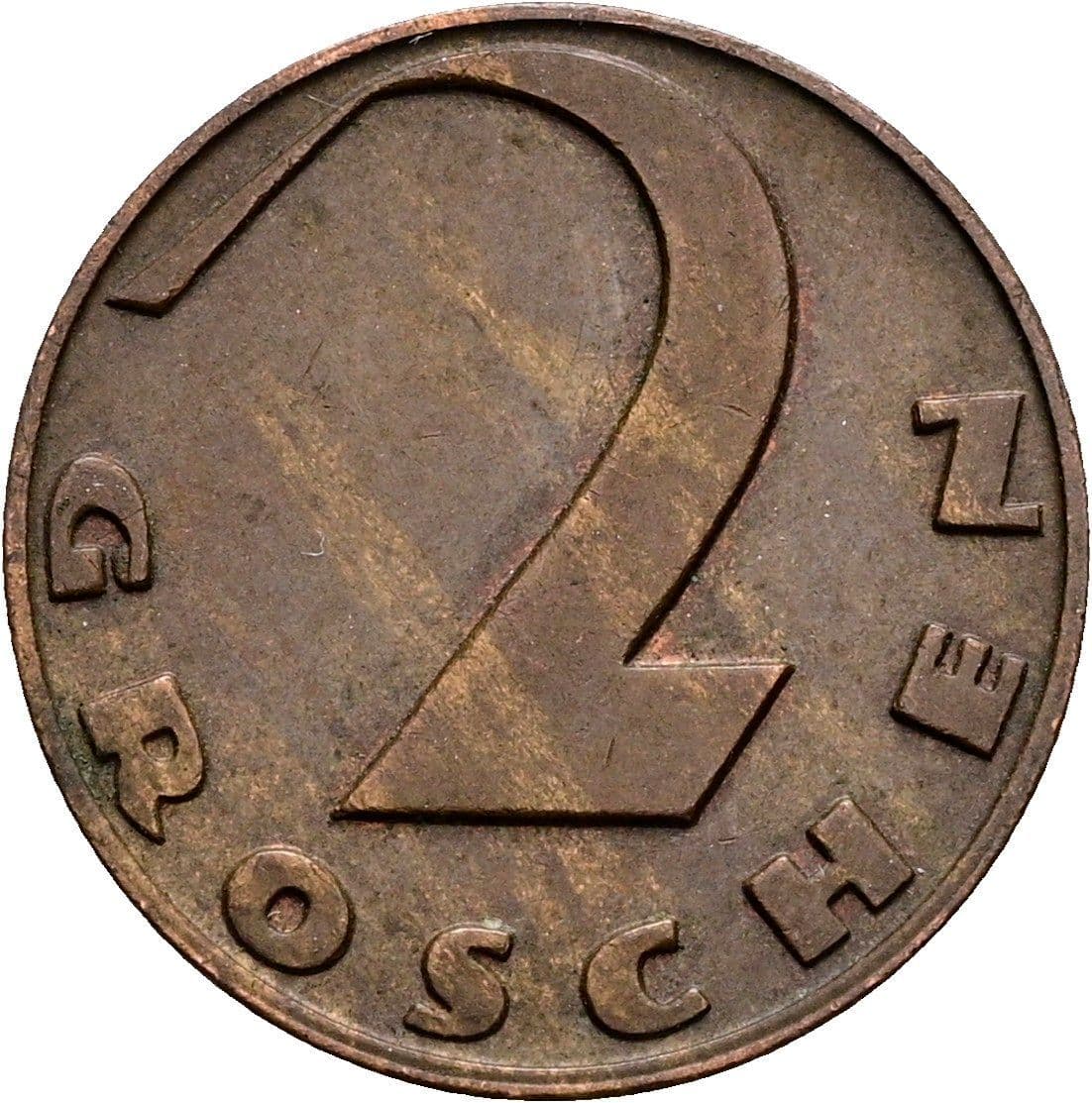 2 Groschen 1936 – Vorderseite