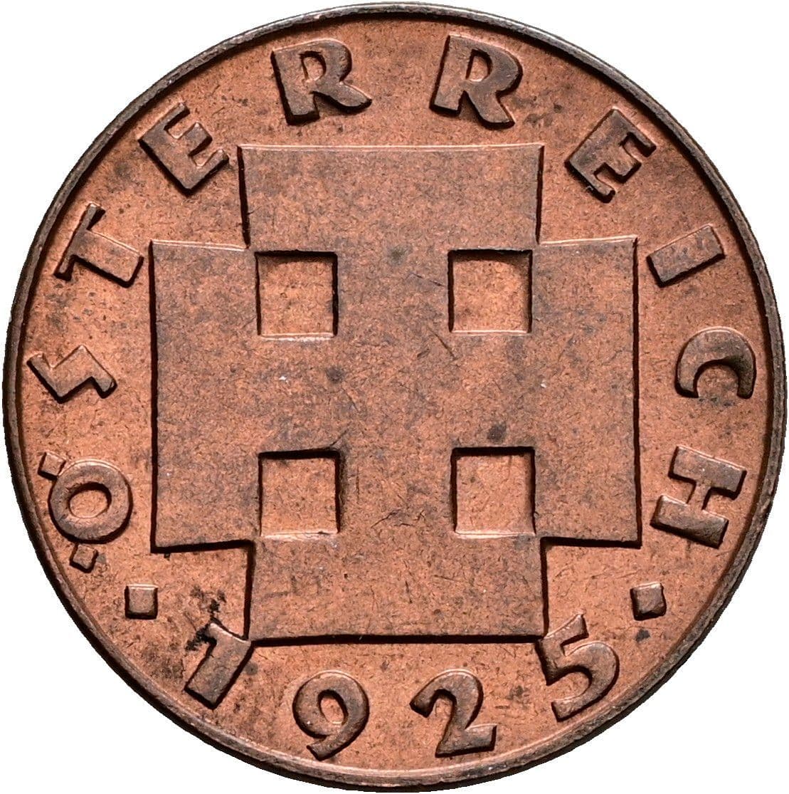2 Groschen 1925 – Rückseite