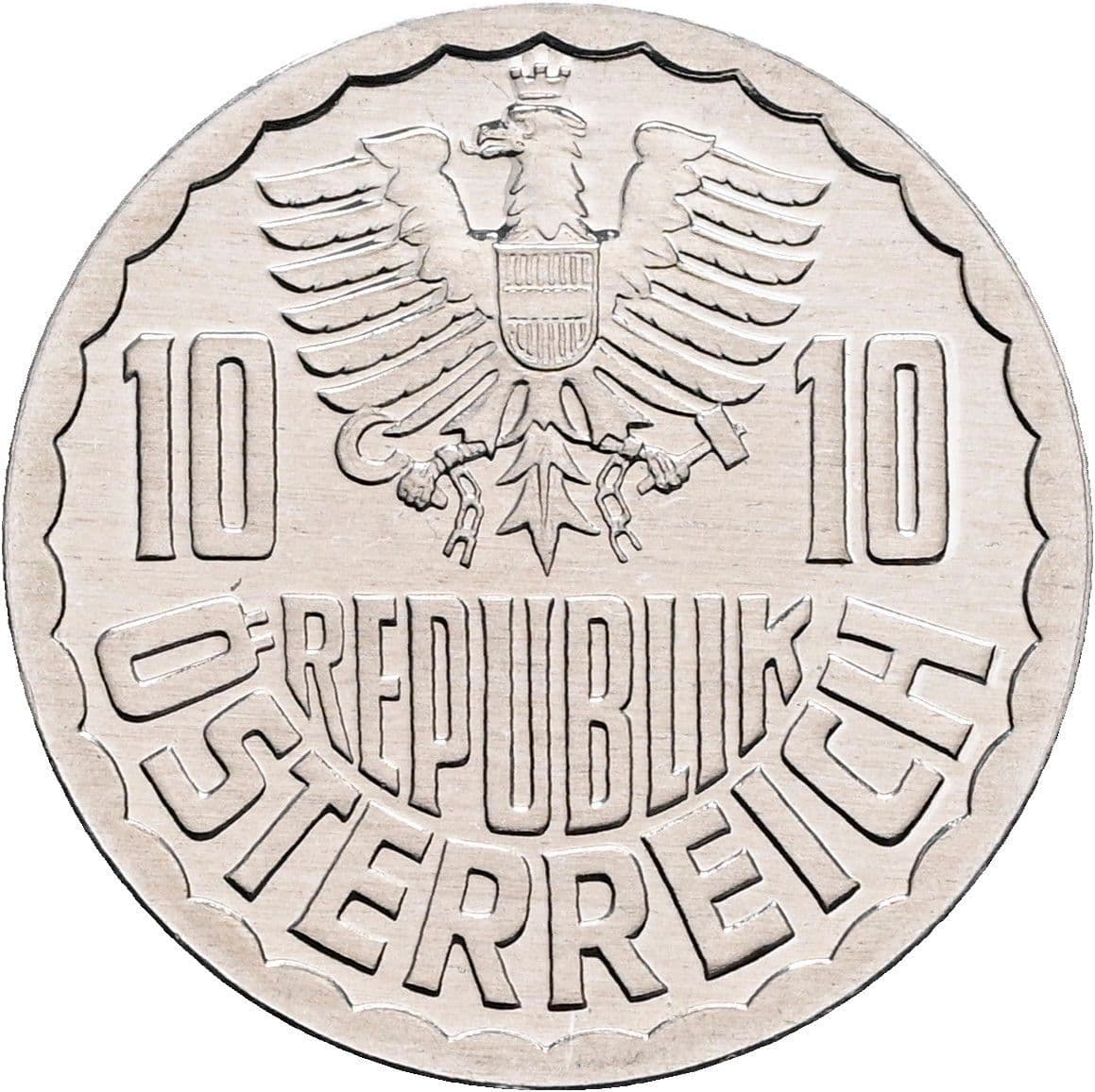 10 Groschen 1985 – Rückseite