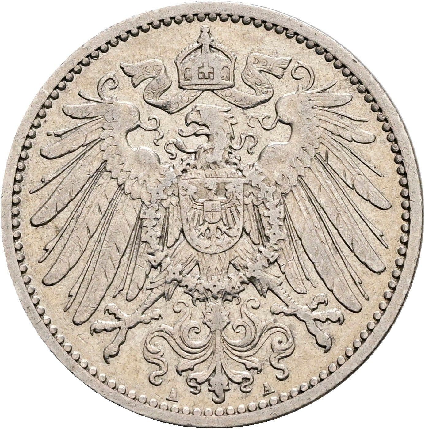 1 Mark 1905 A – Rückseite