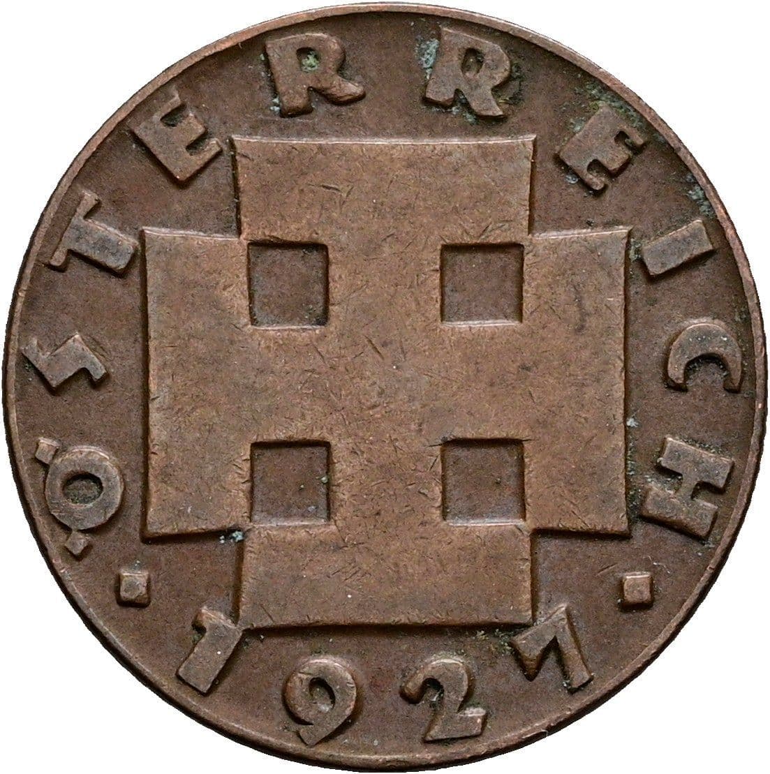 2 Groschen 1927 – Rückseite