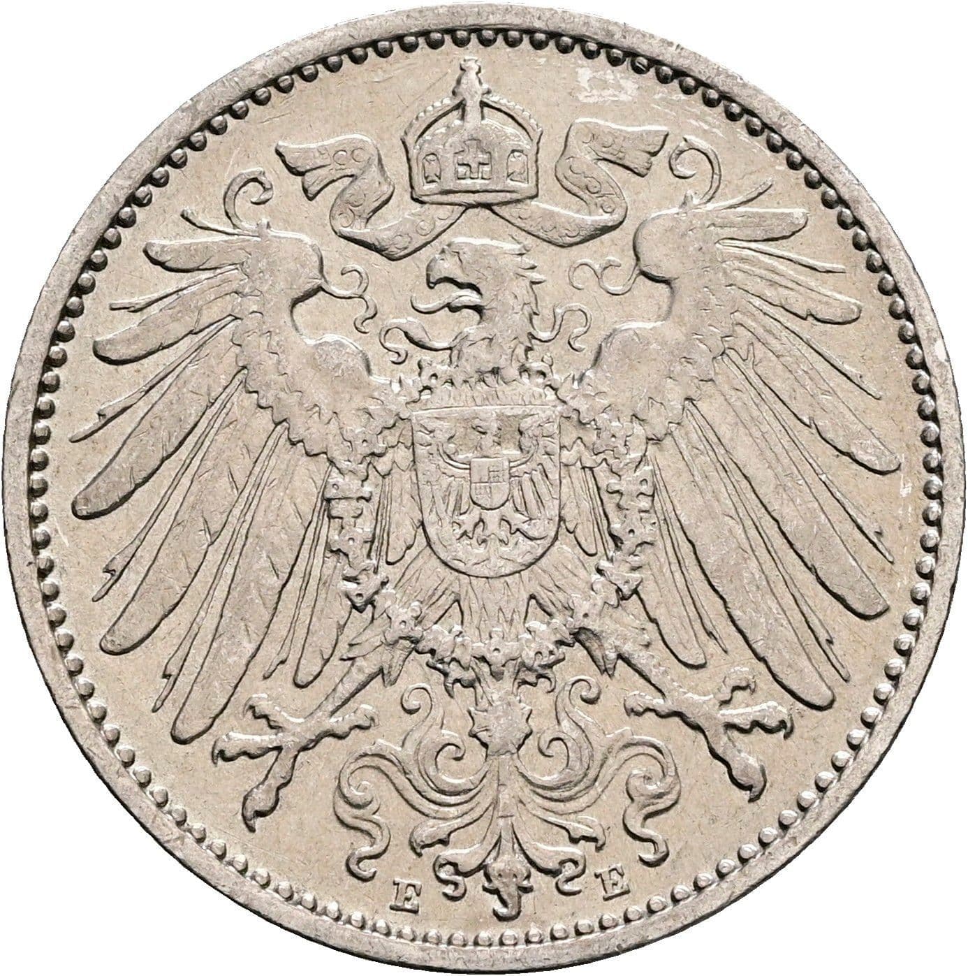 1 Mark 1905 E – Rückseite