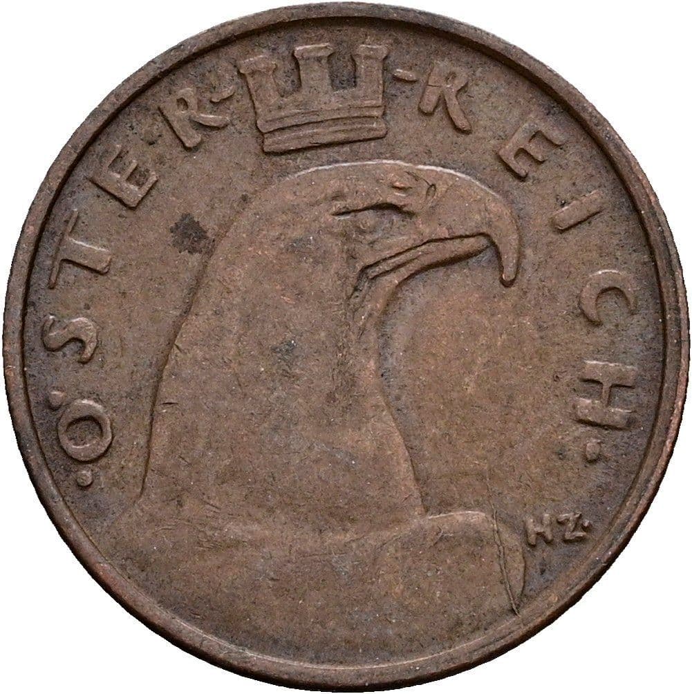 1 Groschen 1928 – Rückseite
