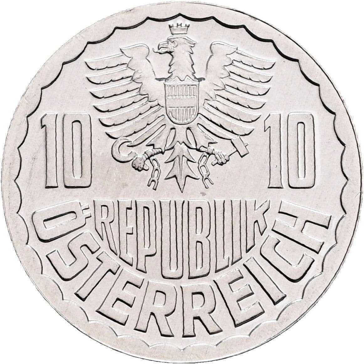 10 Groschen 1983 – Rückseite