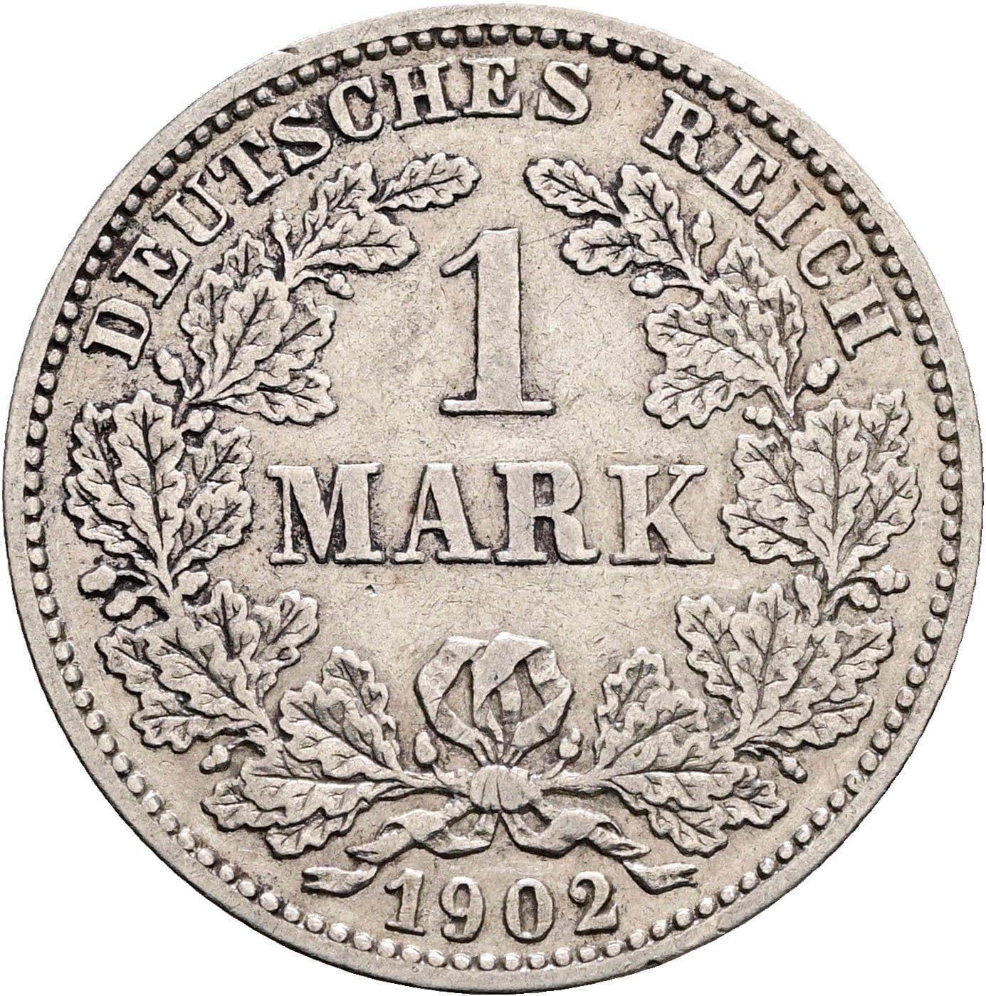 1 Mark 1902 E – Vorderseite