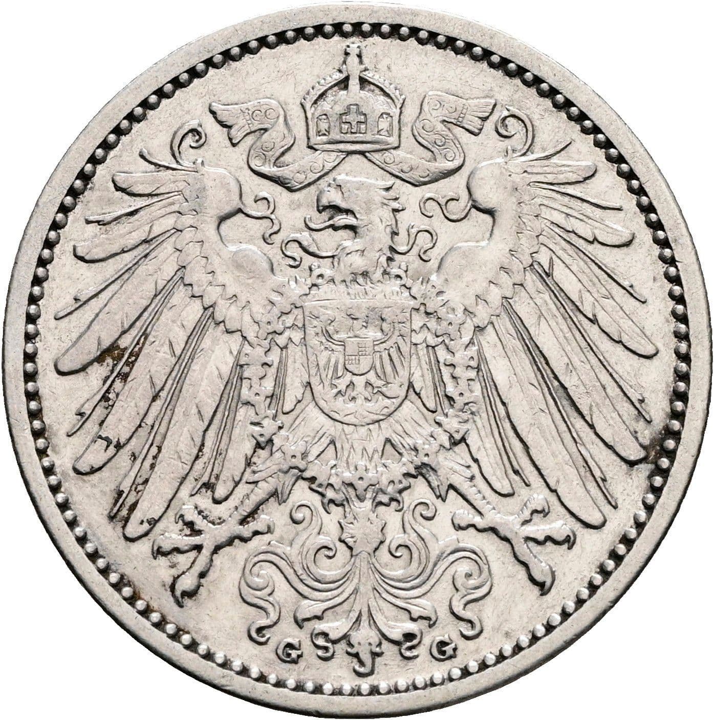 1 Mark 1905 G – Rückseite