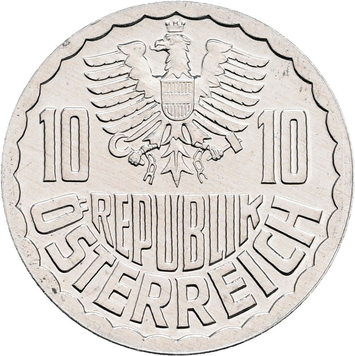 10 Groschen 1982 – Rückseite