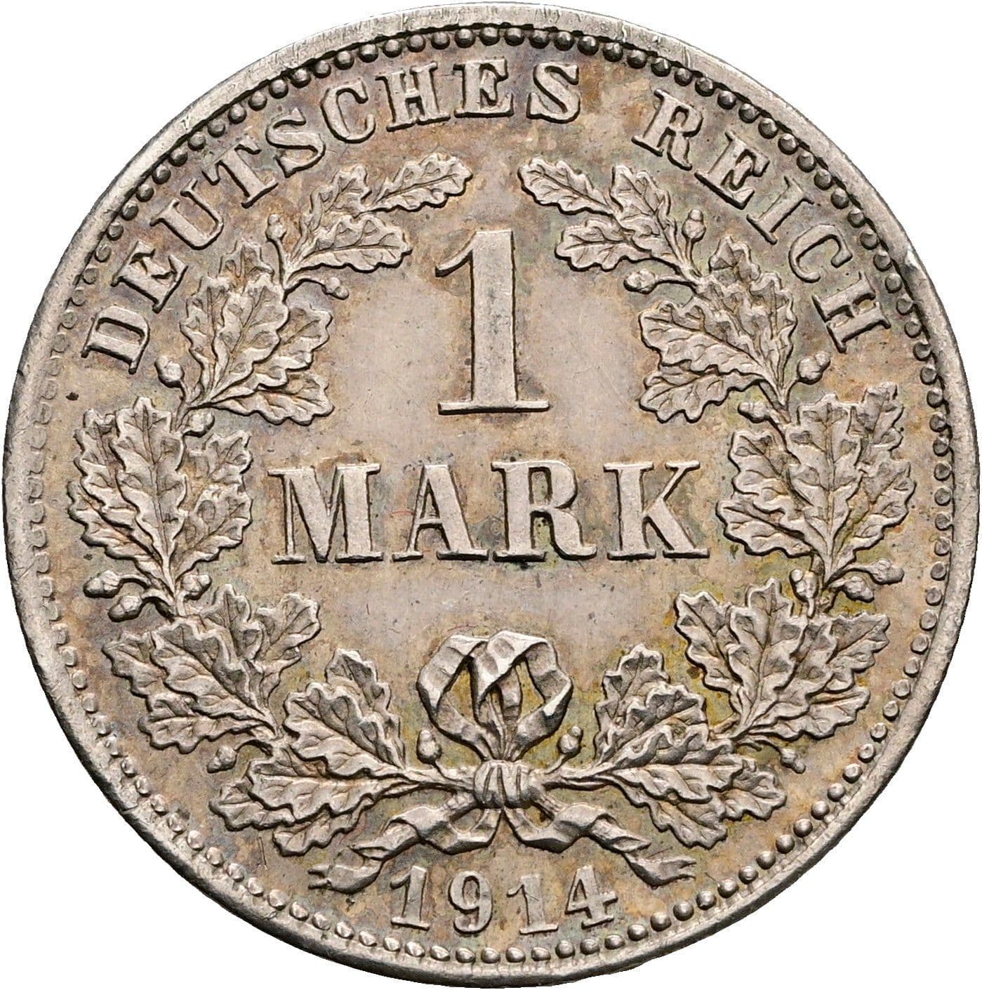 1 Mark 1914 D – Vorderseite