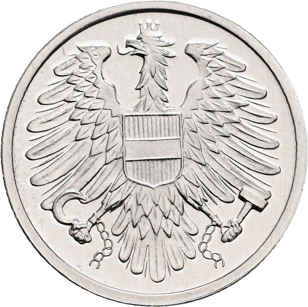2 Groschen 1984 – Rückseite