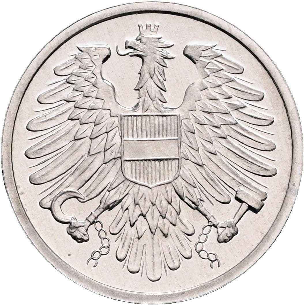 2 Groschen 1983 – Rückseite