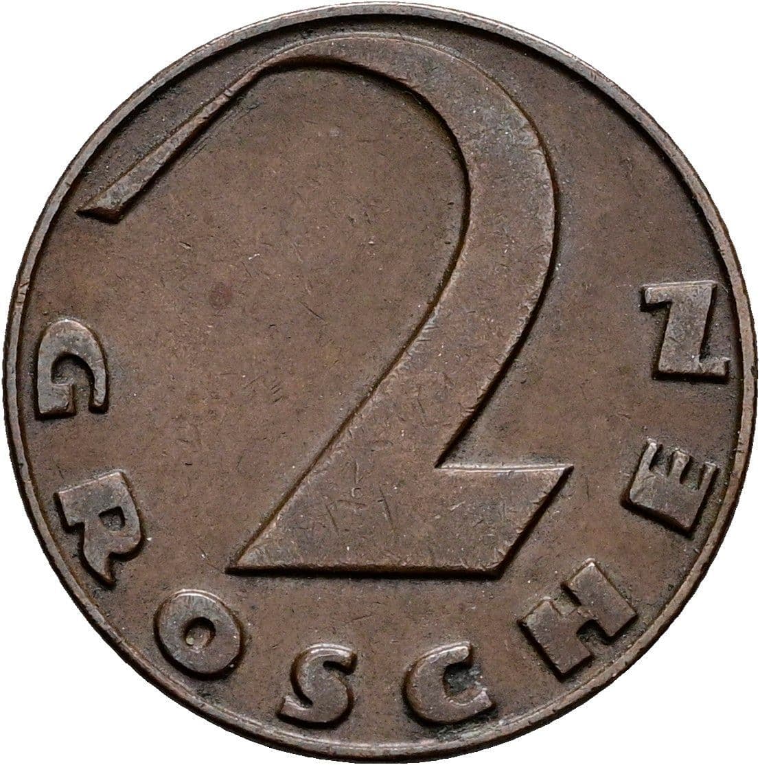 2 Groschen 1925 – Vorderseite
