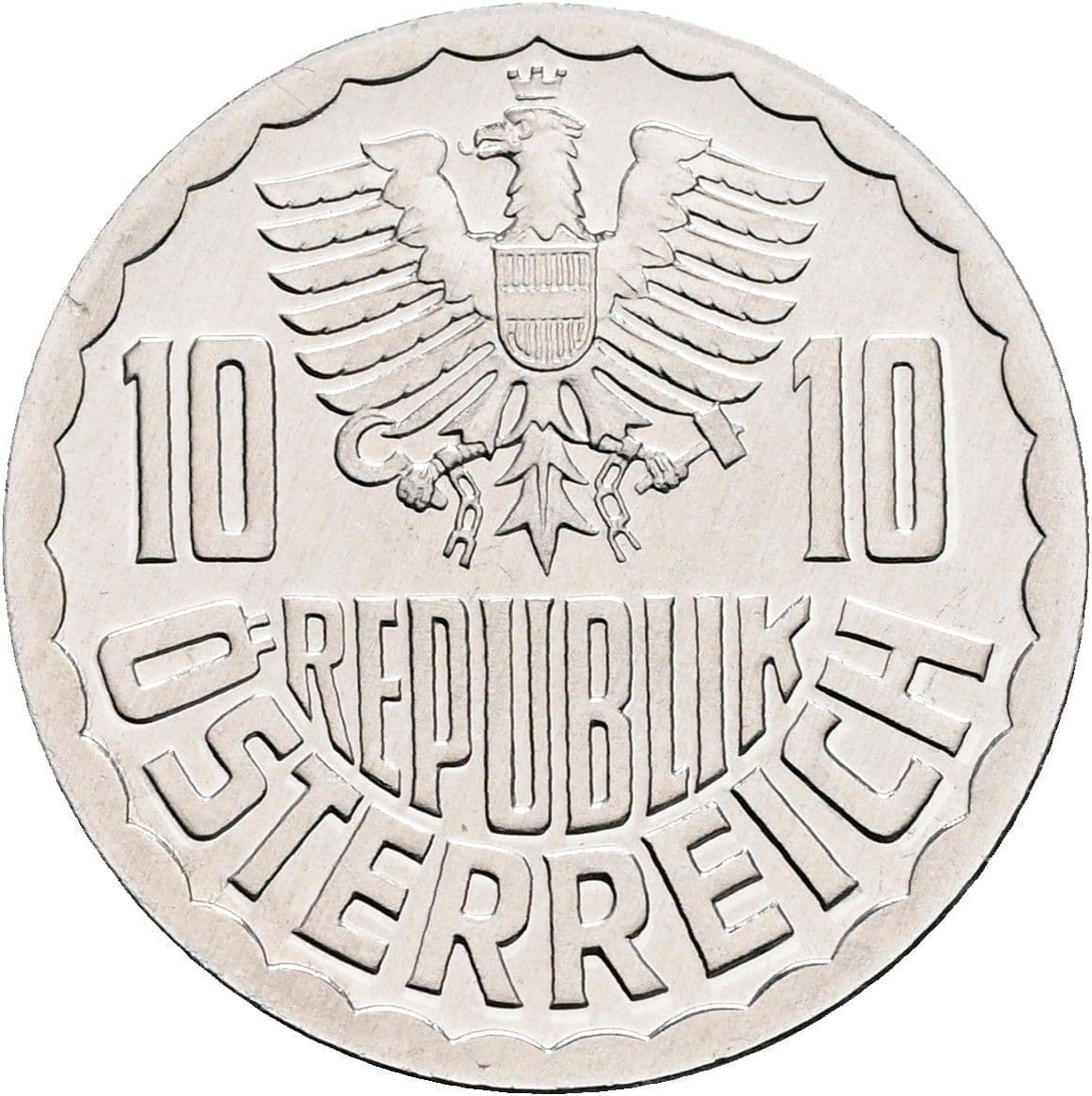 10 Groschen 1988 – Rückseite