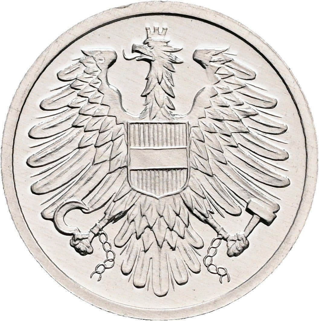 2 Groschen 1985 – Rückseite