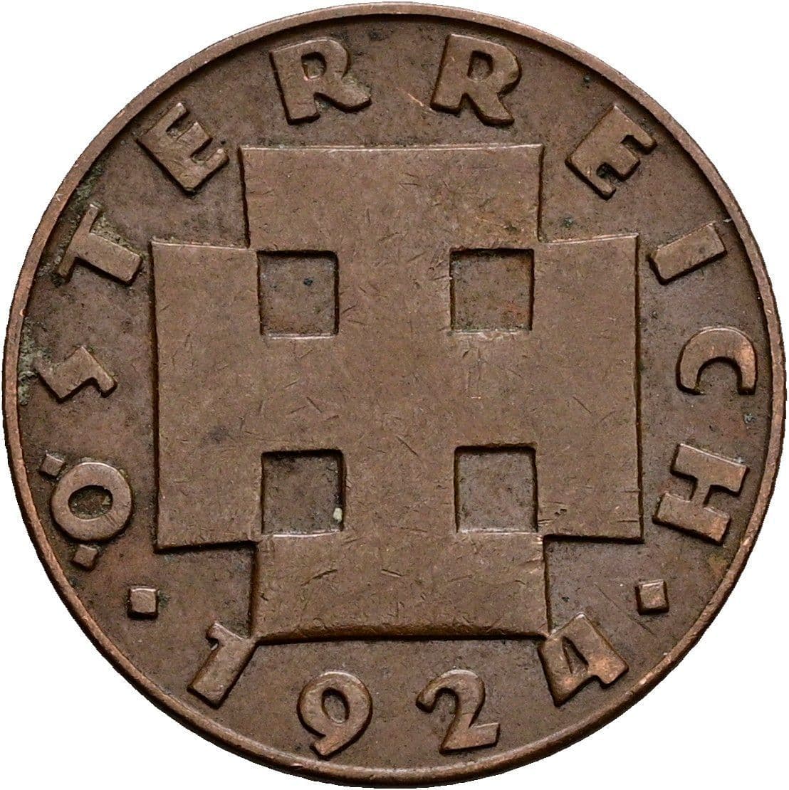 200 Kronen 1924 – Rückseite