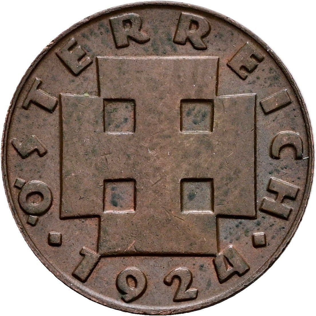 200 Kronen 1924 – Rückseite