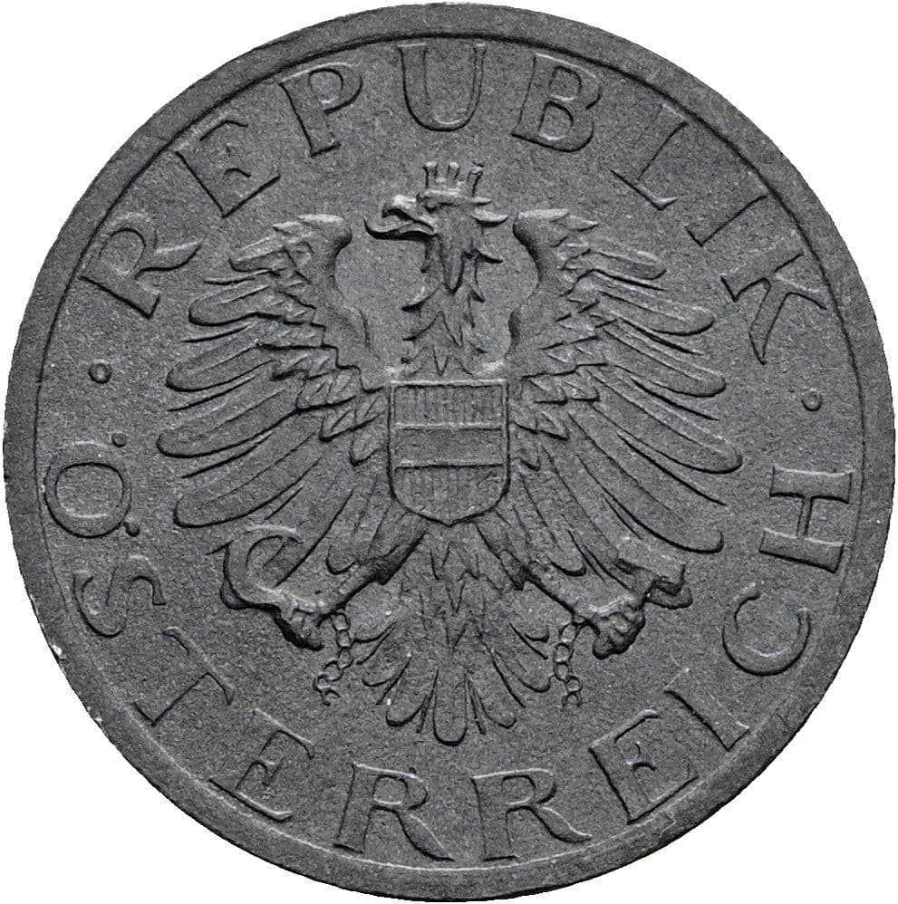 1 Groschen 1947 – Rückseite