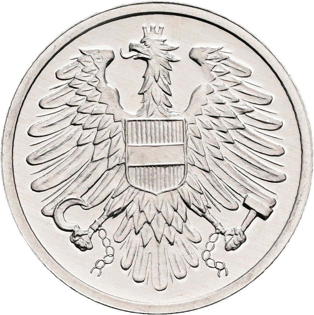 2 Groschen 1987 – Rückseite