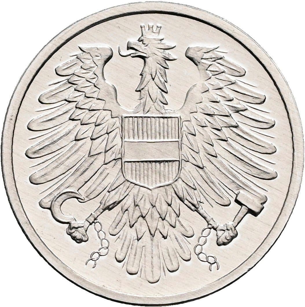 2 Groschen 1986 – Rückseite