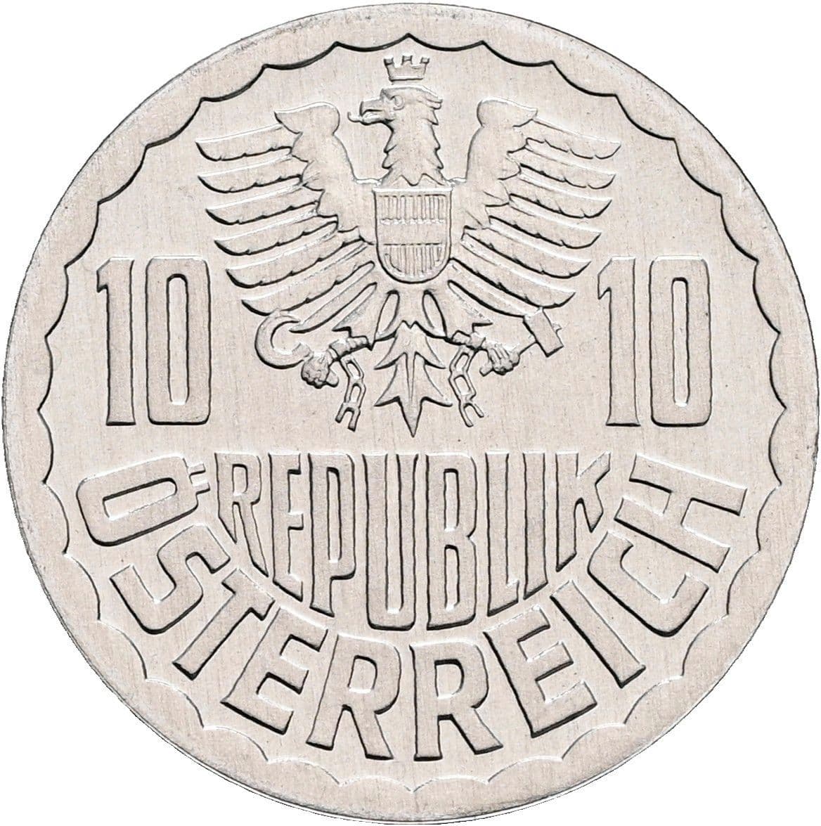 10 Groschen 1989 – Rückseite