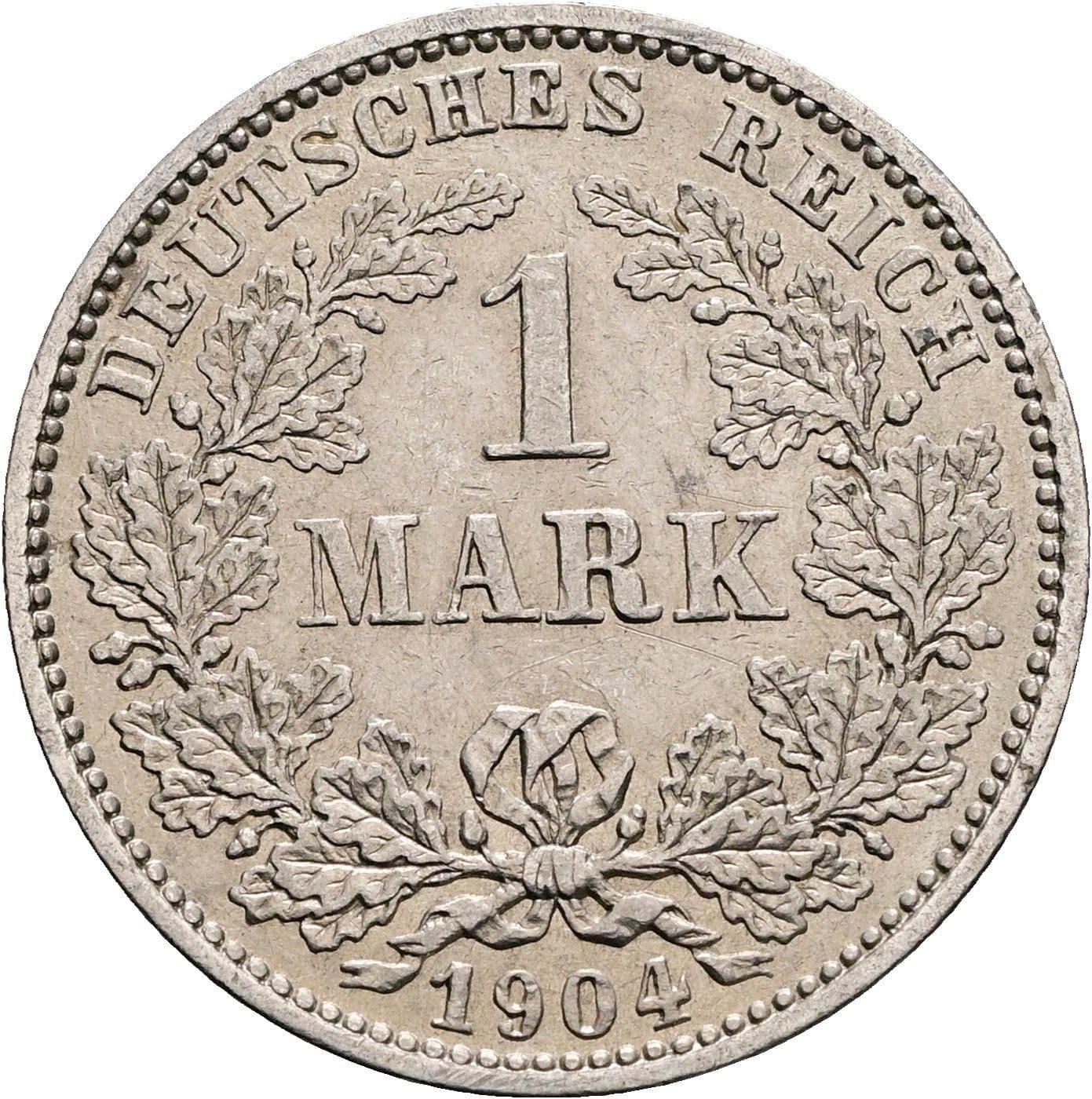 1 Mark 1904 E – Vorderseite