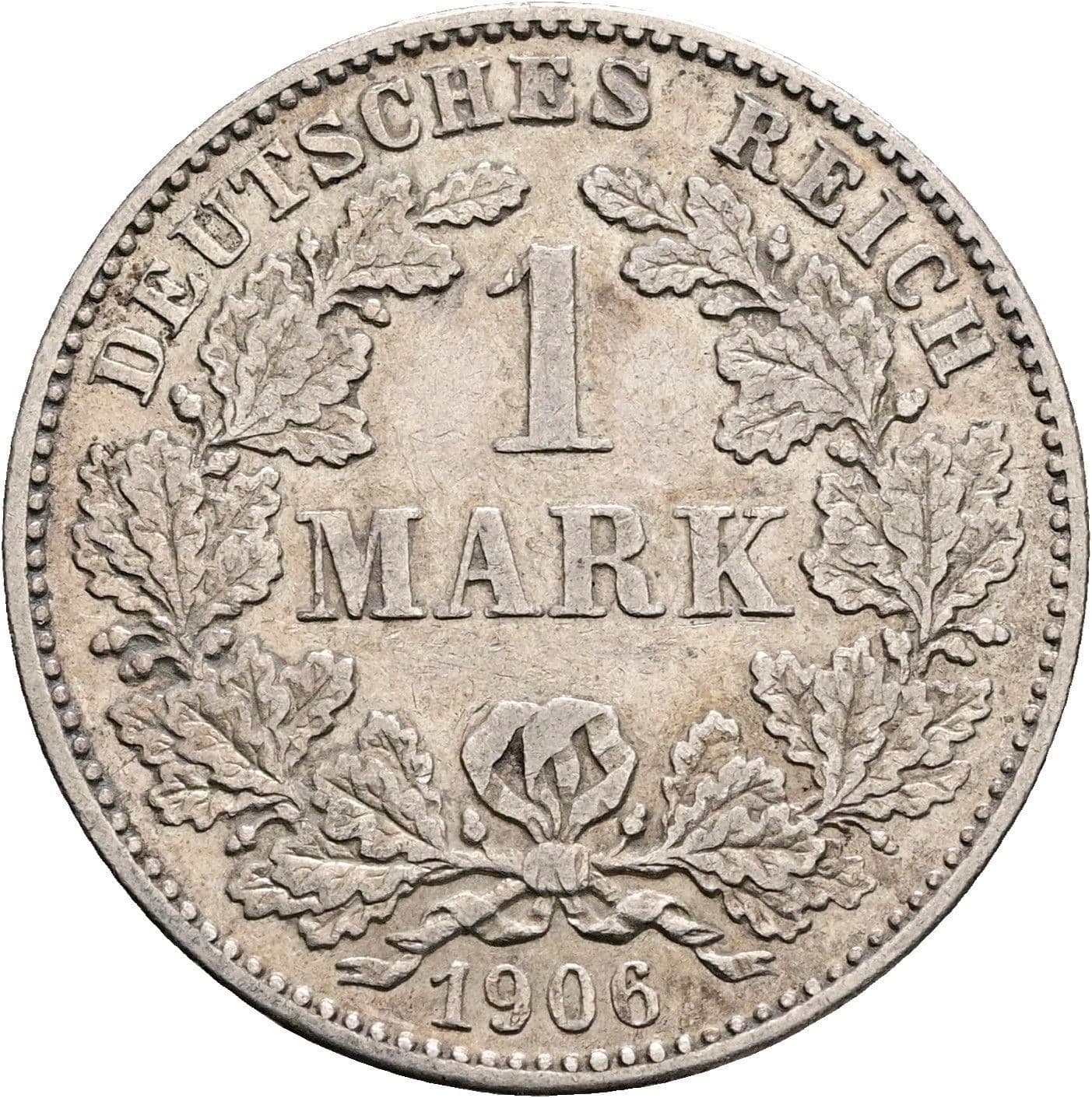 1 Mark 1906 G – Vorderseite